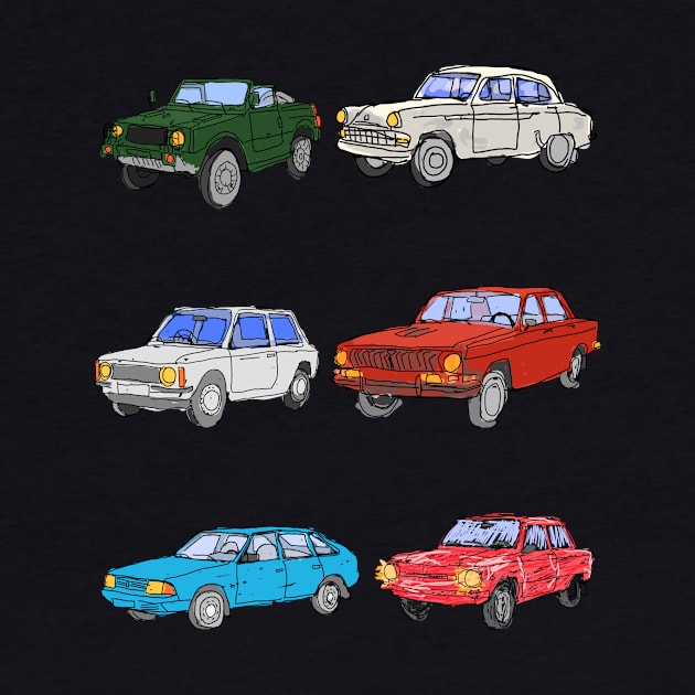 ussr cars by Antho